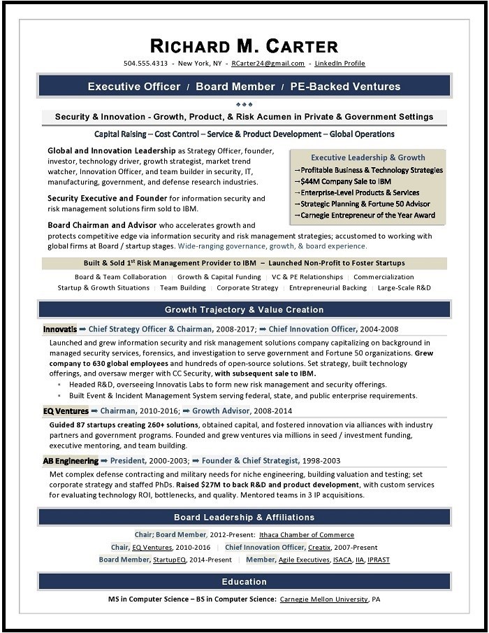 CEO Resume Examples and Tips (+ Writing Guide) 2024 - CEOMichaelHR Resume  Writing Services