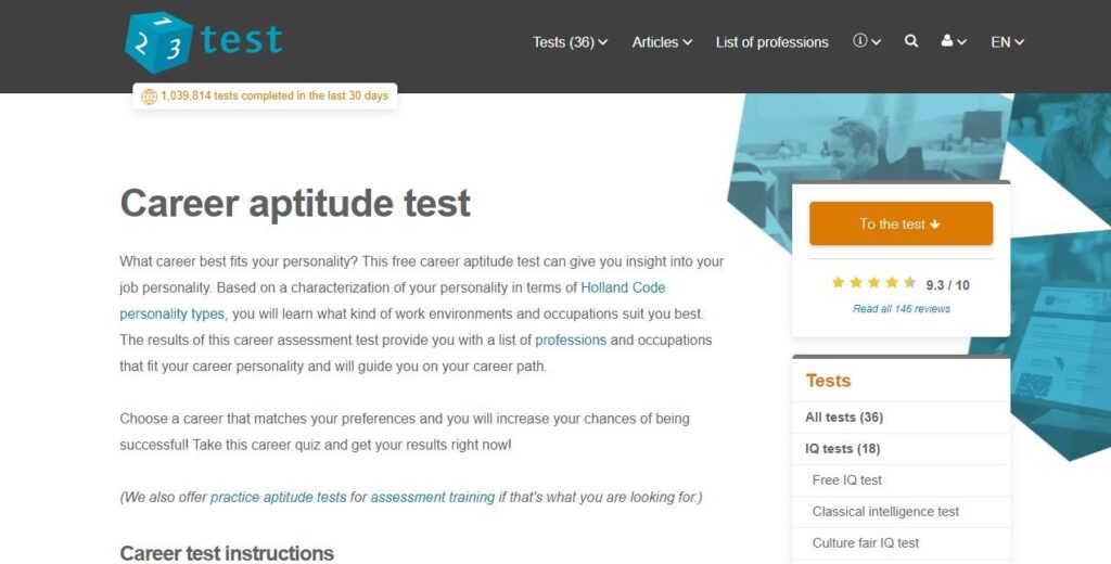 free career tests