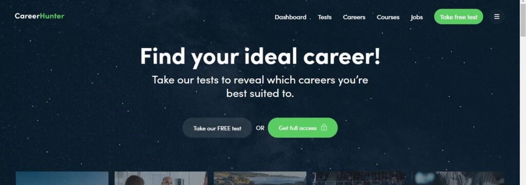 free career aptitude test careerhunter