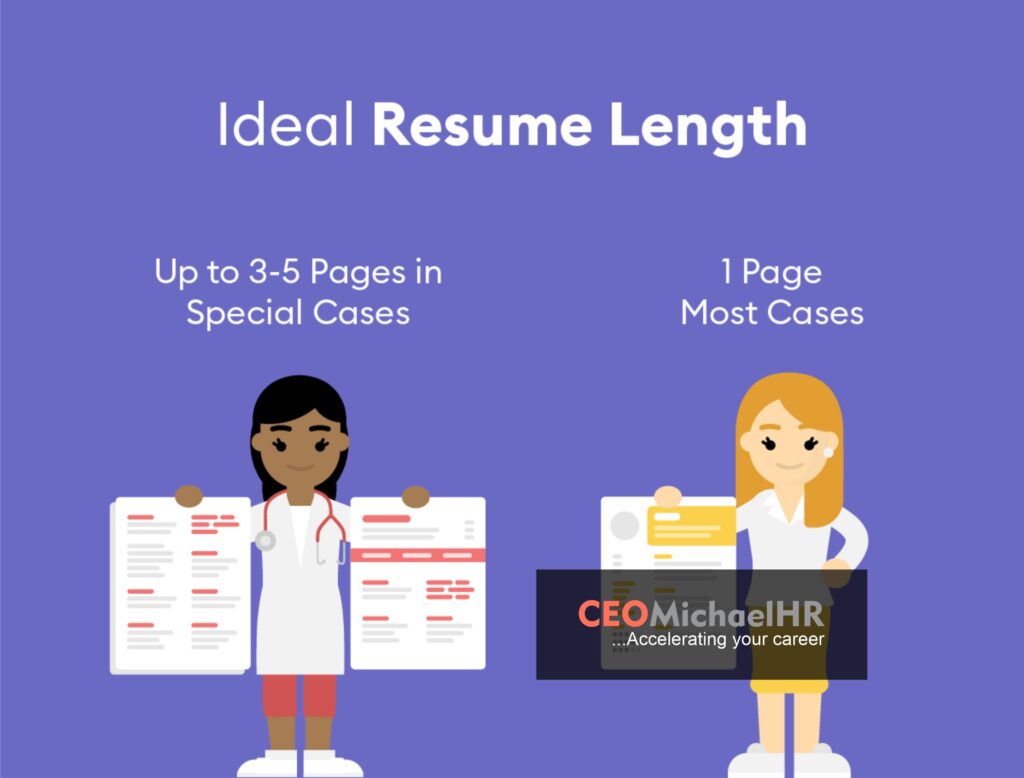 how long should a resume be