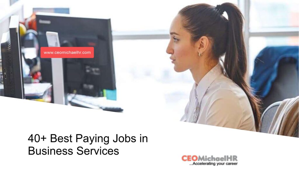 Best paying jobs in business services