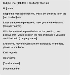 How to Write the Best Follow Up Email After Interview: 10+ Sample