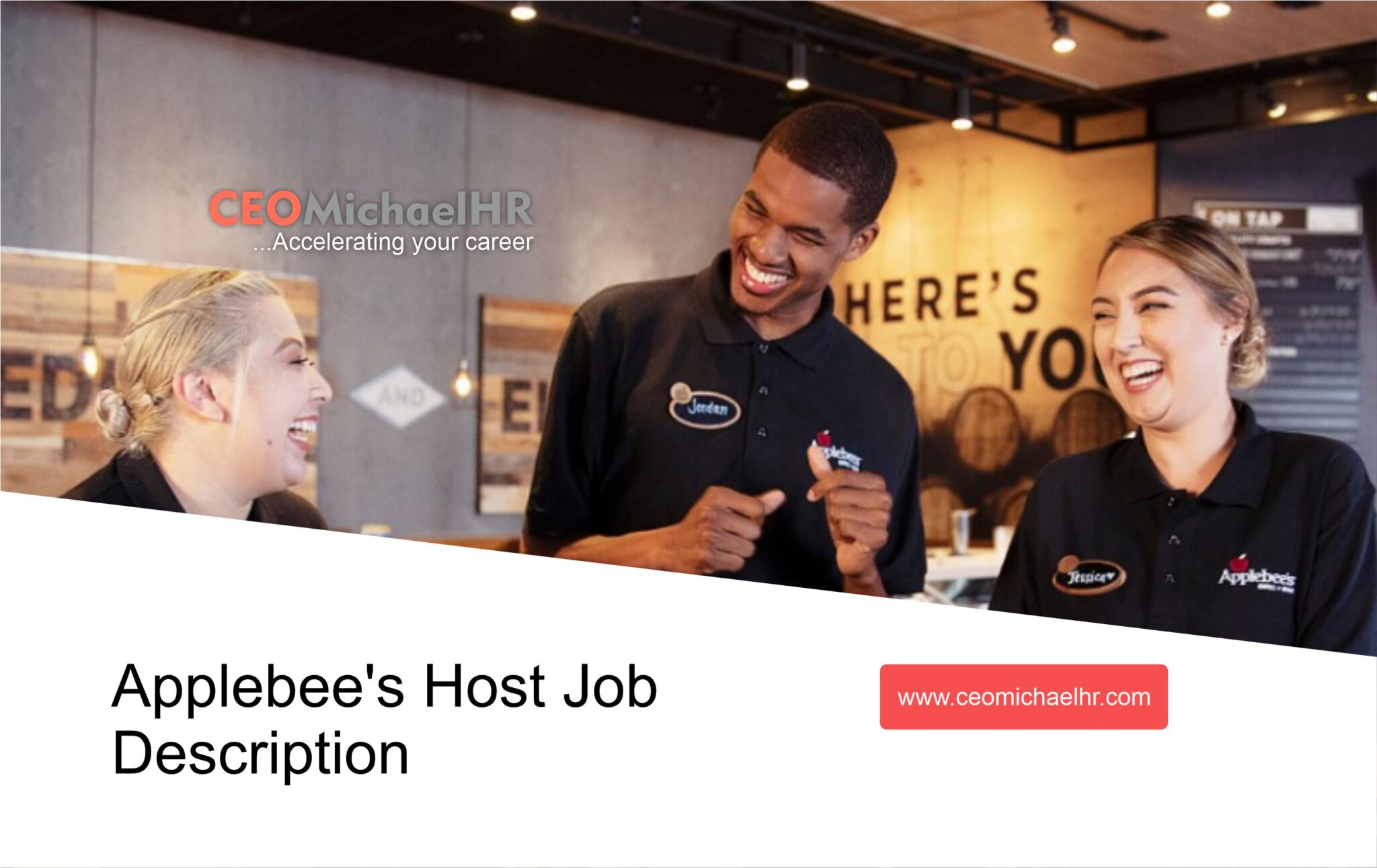 Applebee's Job Description for 9 Indemand Positions CEOMichaelHR