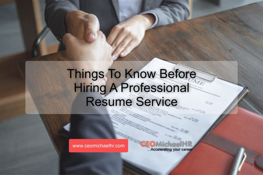 Is it worth paying for a professional resume service