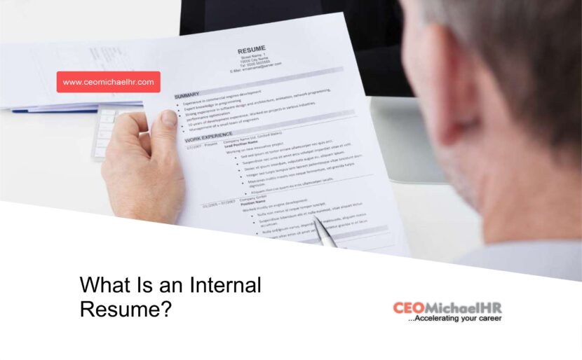 How To Write A Resume For Internal Position