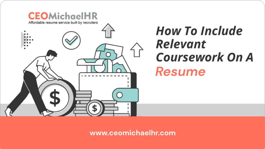 how to list relevant coursework on cv