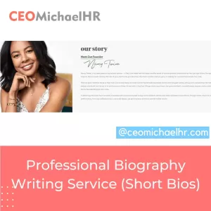 Professional Biography Writing Service (Short Bios)