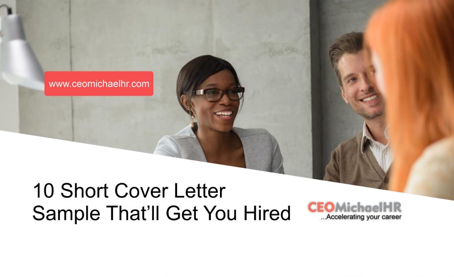 10 SHORT COVER LETTER SAMPLE THAT'LL GET YOU HIRED