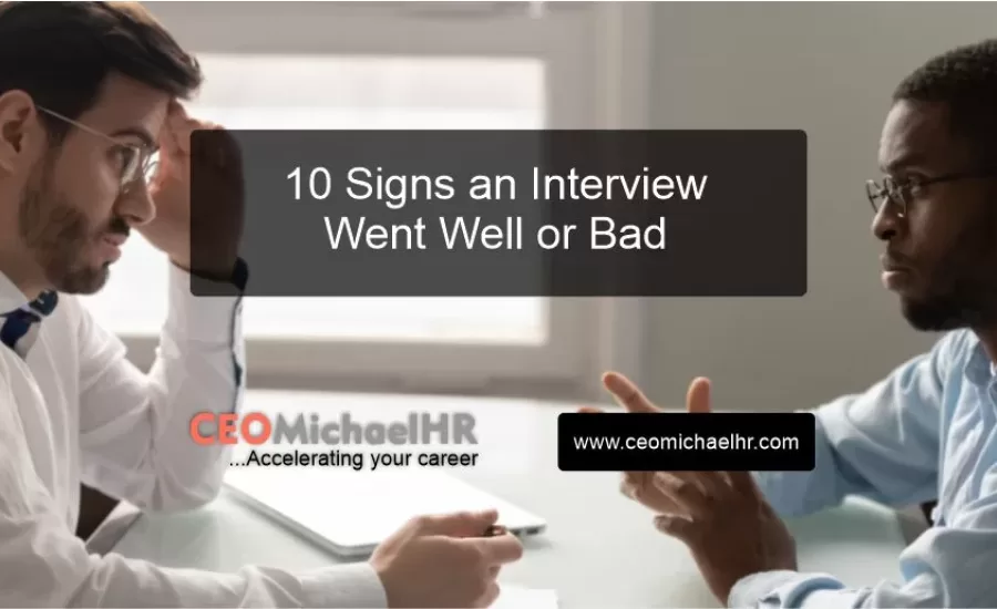 10 signs an interview went well or bad