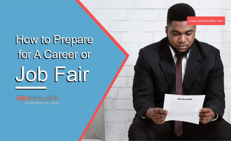 how to prepare for a career or job fair