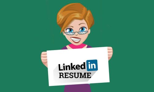 how to put linkedin on resume