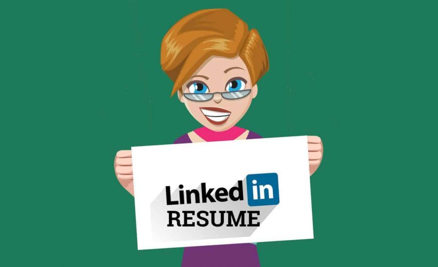how to put linkedin on resume