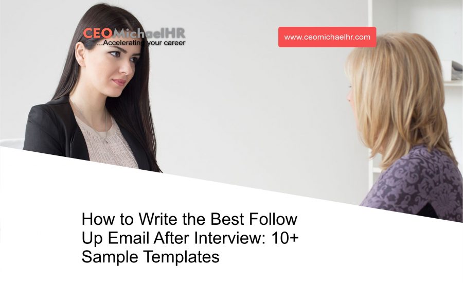 how to write the best follow up email after interview